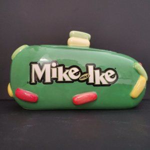 RARE * MIKE & IKE Ceramice Candy Bowl by Chino Hand Painted Sweet Nostalgia